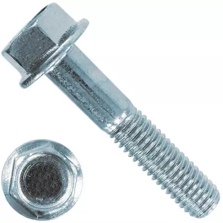 Болт DIN 6921 кл.пр. 10.9 оцинкованный без нас М16х1,5х55 мм, 10 шт.
