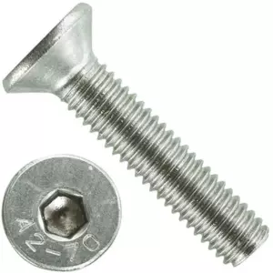 Винт DIN 7991 А4 M12х50 ,50шт.