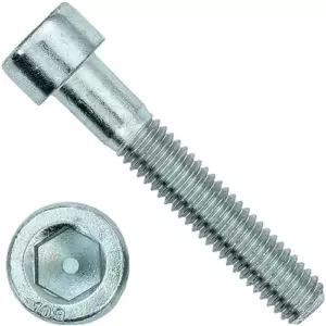 Винт DIN 912 класс прочности 10.9 цинк, М10х20 мм, 10 шт.