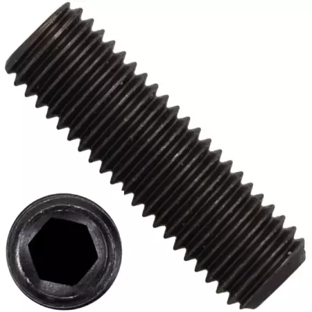 Винт DIN 913 кл.пр. 12.9 оксидированный M8*30