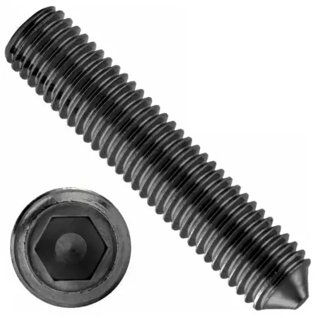 Винт DIN 914 кл.пр. 12.9 оксидированный M10*25