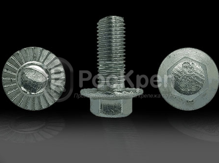 Болт DIN 6921 M  6x 12 кл.пр.  5.8 оцинк П/Р  (200)